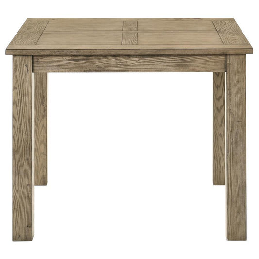 Cardova - Square Counter Height Dining Table - Vineyard Oak Counter Tables by Coaster Fine Furniture - Walls Furniture & Mattress