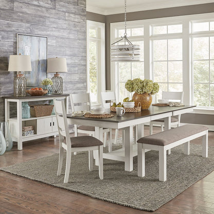 Brook Bay - Trestle Table Set 5 Piece Dining Room Sets by Liberty Furniture - Walls Furniture & Mattress