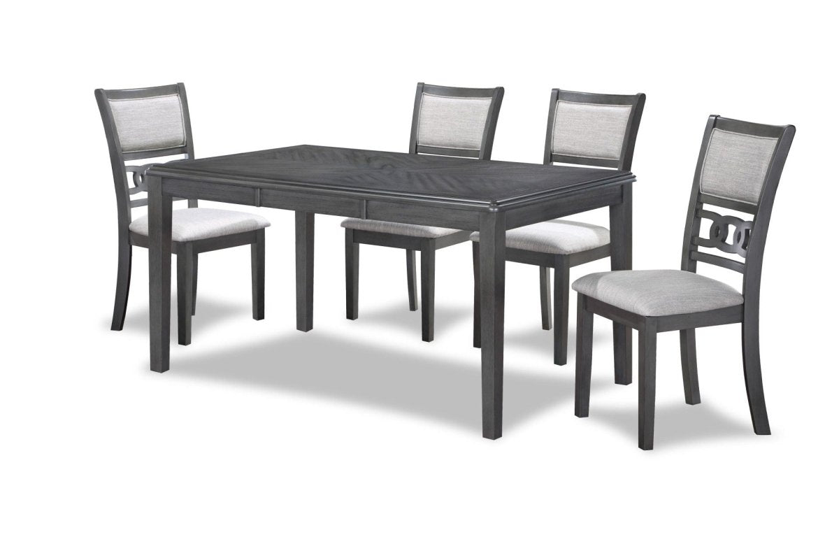 Gia - Dining Table Set 6 Piece Dining Room Sets by New Classic - Walls Furniture & Mattress