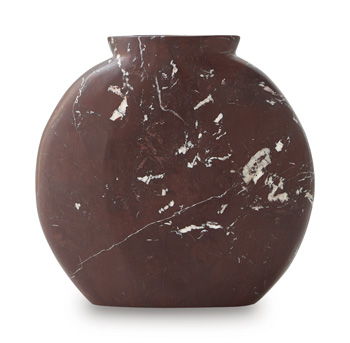 Dashner - Vase - Red / White Vases & Jars by Signature Design by Ashley® - Walls Furniture & Mattress