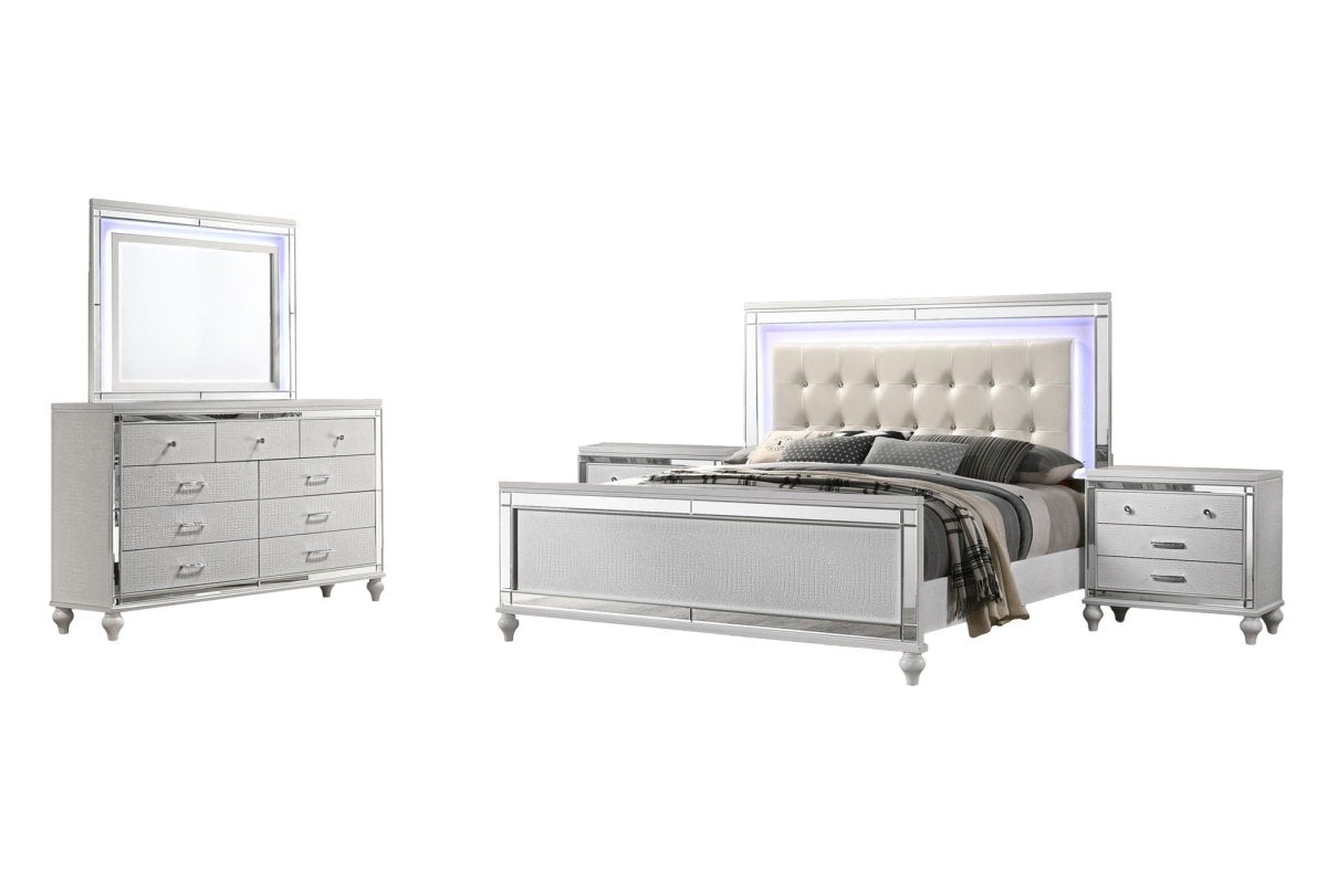 Valentino - Bedroom Set 4 Piece Bedroom Sets by New Classic - Walls Furniture & Mattress