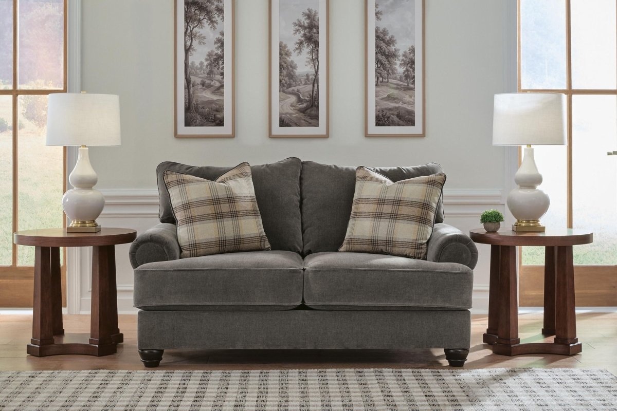 Tallow Creek - Loveseat - Shadow Stationary Loveseats by Signature Design by Ashley® - Walls Furniture & Mattress