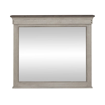Ivy Hollow - Landscape Mirror - White