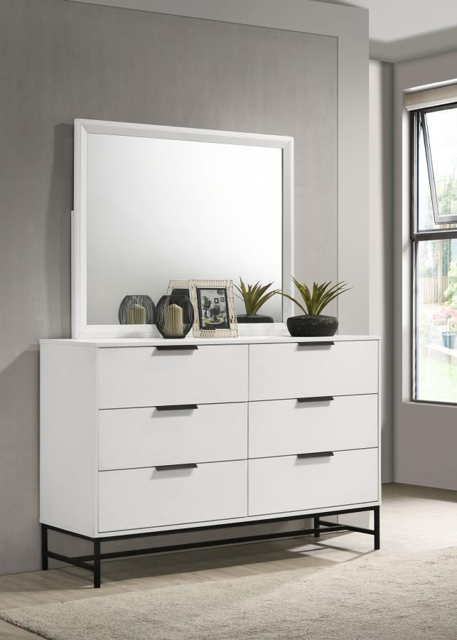 Sonora - 6 - Drawer Dresser Dressers by Coaster Fine Furniture - Walls Furniture & Mattress