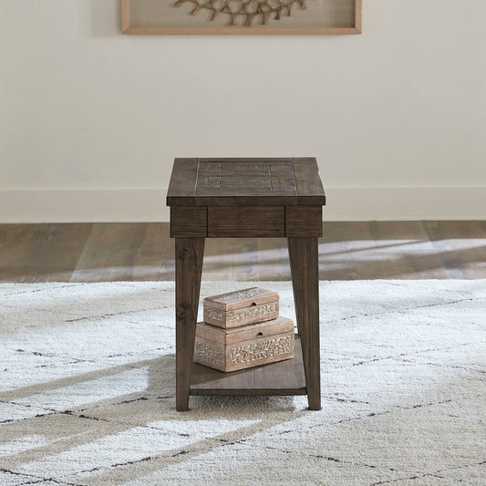 Arrowcreek - Chair Side Table - Dark Brown Chair Side Tables by Liberty Furniture - Walls Furniture & Mattress