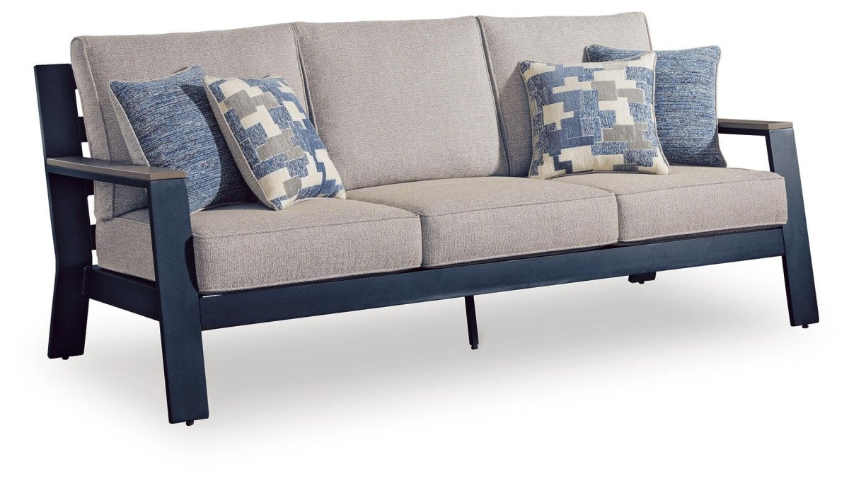 East Beach - Sofa With Cushion - Blue Sofas by Signature Design by Ashley® - Walls Furniture & Mattress