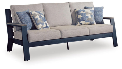 East Beach - Sofa With Cushion - Blue Sofas by Signature Design by Ashley® - Walls Furniture & Mattress