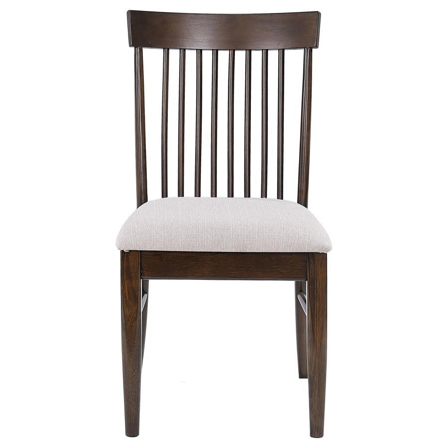 Everton - Wood Dining Side Chair (Set of 2) - Dark Walnut Chair Sets by CoasterEveryday - Walls Furniture & Mattress