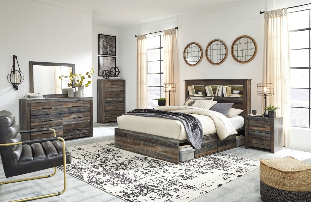 Drystan - Bookcase Bed Set 8 + Piece Bedroom Sets by Signature Design by Ashley® - Walls Furniture & Mattress