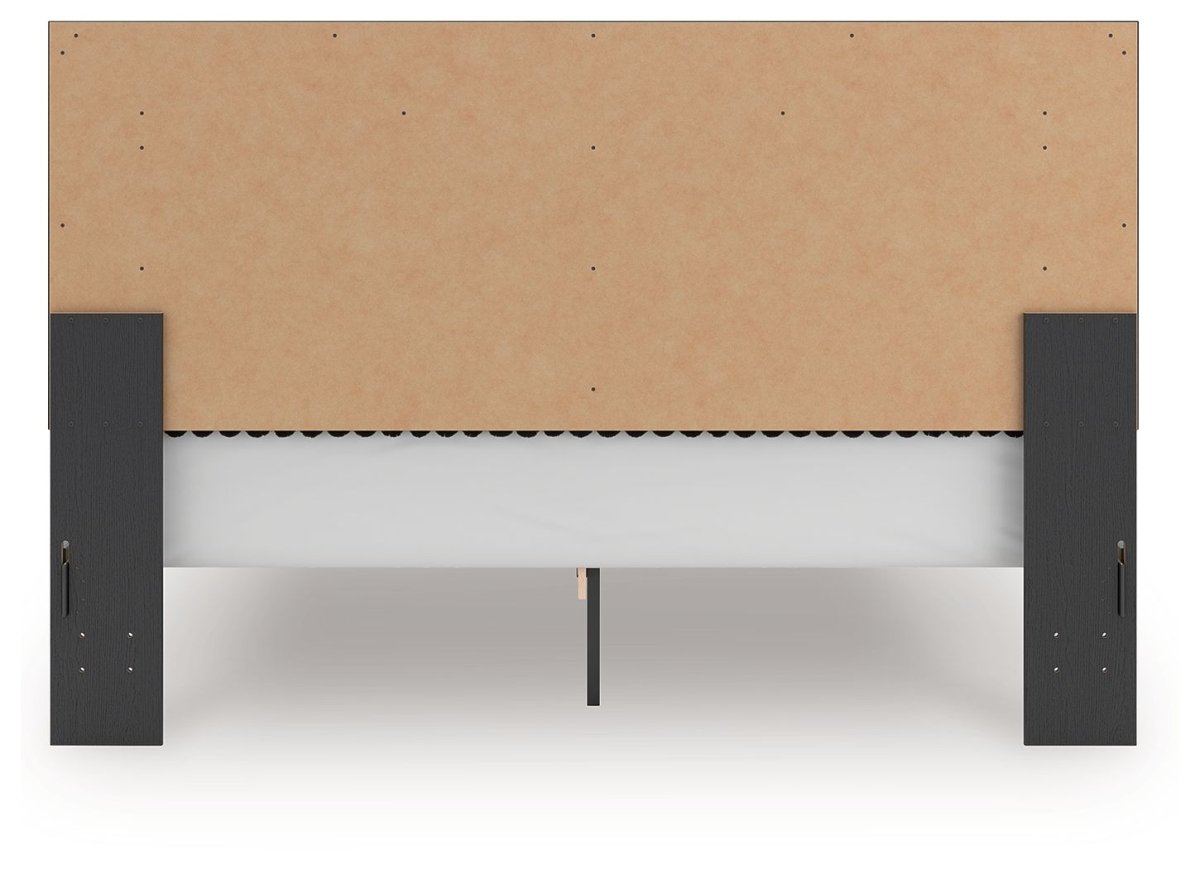 Zuraleus - Upholstered Panel Platform Bed With Roll Slats Panel Beds by Signature Design by Ashley® - Walls Furniture & Mattress