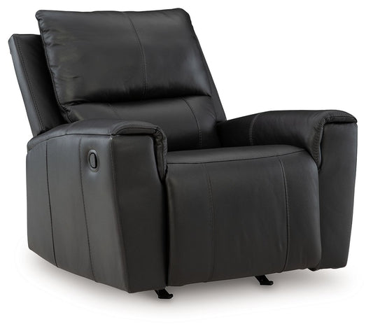 Glossmore - Rocker Recliner - Black Rocker Chairs by Signature Design by Ashley® - Walls Furniture & Mattress