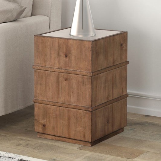 Shaker Lakes - Chairside Table - Brown Chair Side Tables by Liberty Furniture - Walls Furniture & Mattress