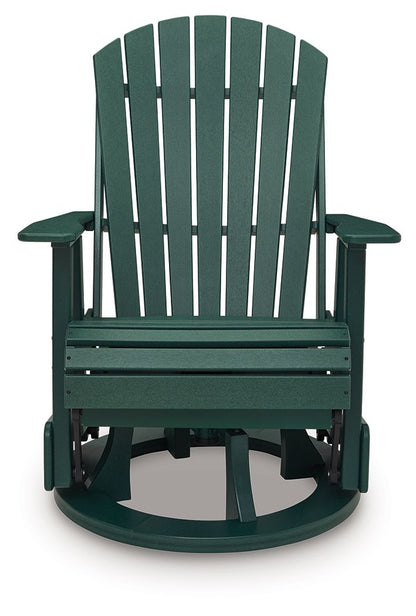 Shell Beach - Swivel Glider Chair - Green