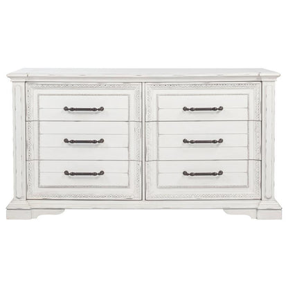 Mckinney - 6 - Drawer Bedroom Dresser Cabinet Dressers by Coaster Fine Furniture - Walls Furniture & Mattress