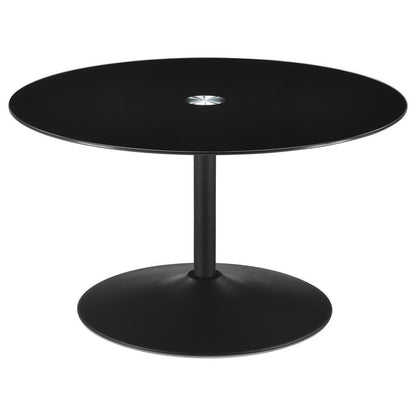 Ganso - Round Glass Top Coffee And End Table Set Table Sets by Coaster Fine Furniture - Walls Furniture & Mattress
