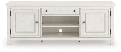Robbinsdale - Extra Large TV Stand - Antique White TV Stands by Signature Design by Ashley® - Walls Furniture & Mattress