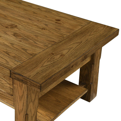 Duncan - 2 Drawer Coffee Table - Walnut Coffee Tables by New Classic - Walls Furniture & Mattress