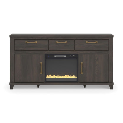 Brazen Valley - TV Stand With Fireplace Option TV Stands by Signature Design by Ashley® - Walls Furniture & Mattress
