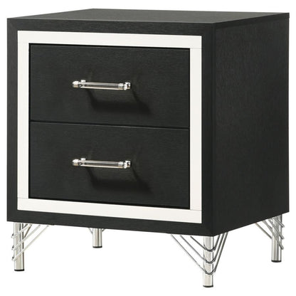 Lucia - 2 - Drawer Nightstand - White Accent Nightstands by Coaster Fine Furniture - Walls Furniture & Mattress