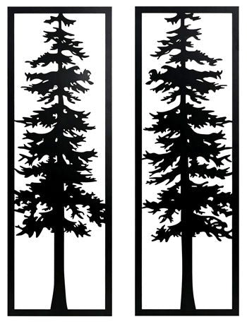 Bondwell - Indoor/Outdoor Wall Decor Set (Set of 2) - Black Wall Decor by Signature Design by Ashley® - Walls Furniture & Mattress