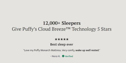 Puffy Monarch Twin XL Mattress Hybrid Hybrid Mattresses by Puffy - Walls Furniture & Mattress