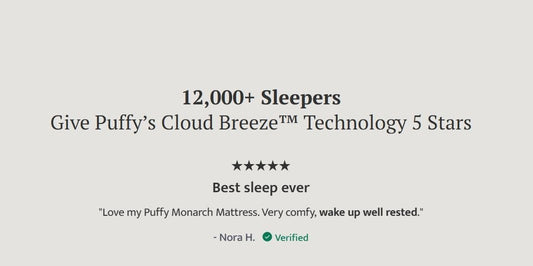 Puffy Monarch Twin XL Mattress Hybrid Hybrid Mattresses by Puffy - Walls Furniture & Mattress