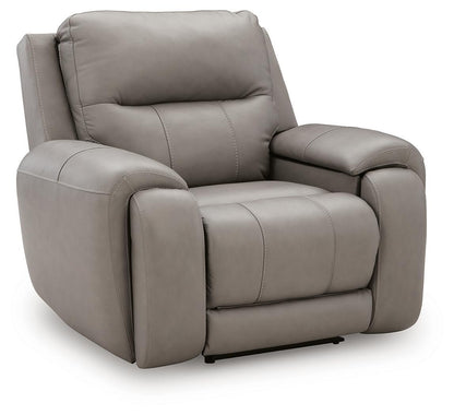 Real Moments - Power Recliner With Audio Seating - Ash Reclining Chairs by Signature Design by Ashley® - Walls Furniture & Mattress