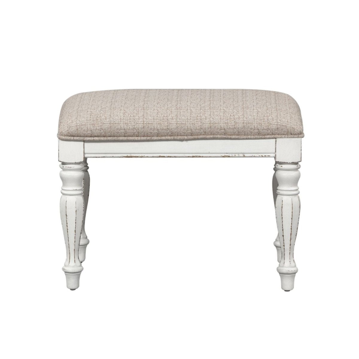 Magnolia Manor - Accent Bench - White