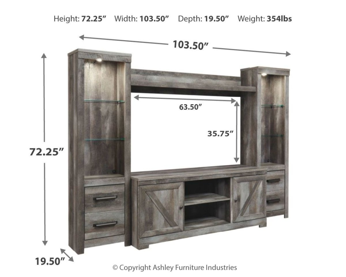 Wynnlow - Home Entertainment Set Entertainment Centers by Signature Design by Ashley® - Walls Furniture & Mattress
