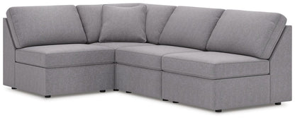 Modmax - Sectional - Granite Stationary Sectionals by Signature Design by Ashley® - Walls Furniture & Mattress