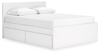 Onita - Panel Platform Bed With Storage