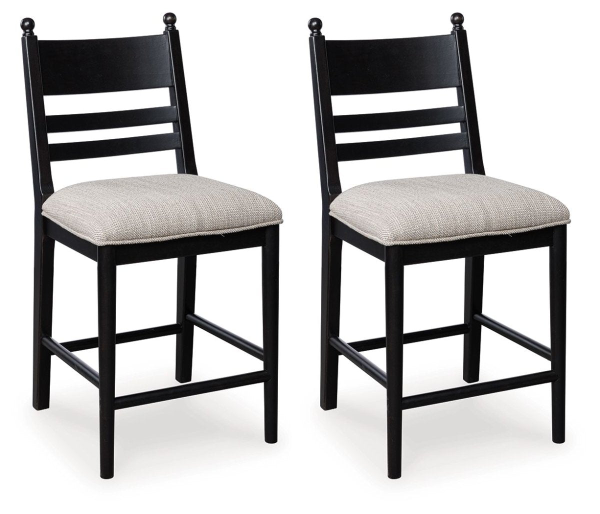 Greddinton - Upholstered Barstool (Set of 2) Stool Sets by Signature Design by Ashley® - Walls Furniture & Mattress