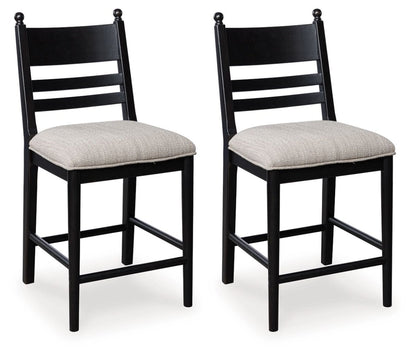 Greddinton - Upholstered Barstool (Set of 2) Stool Sets by Signature Design by Ashley® - Walls Furniture & Mattress