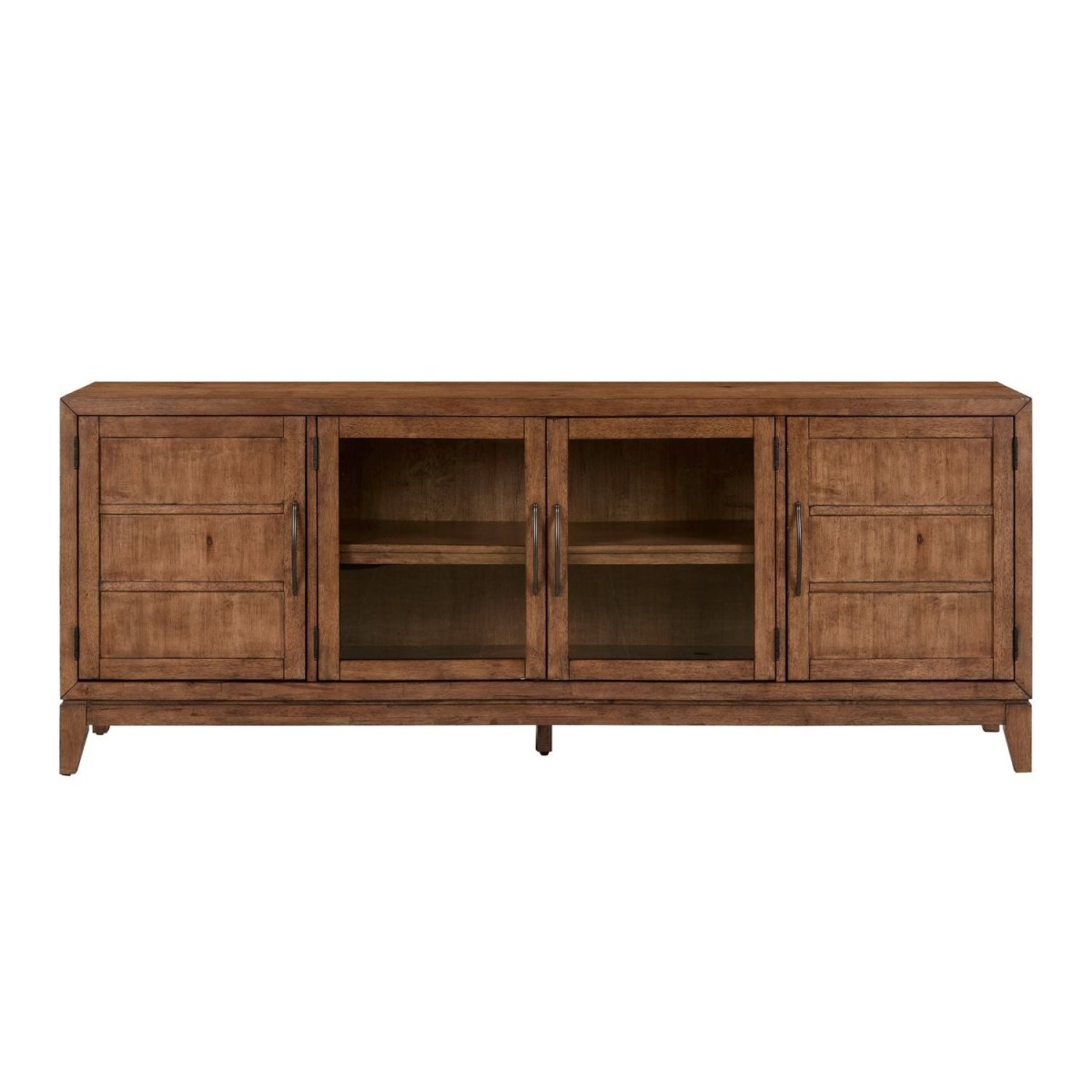 Shaker Lakes - 82" TV Console - Brown TV Stands by Liberty Furniture - Walls Furniture & Mattress