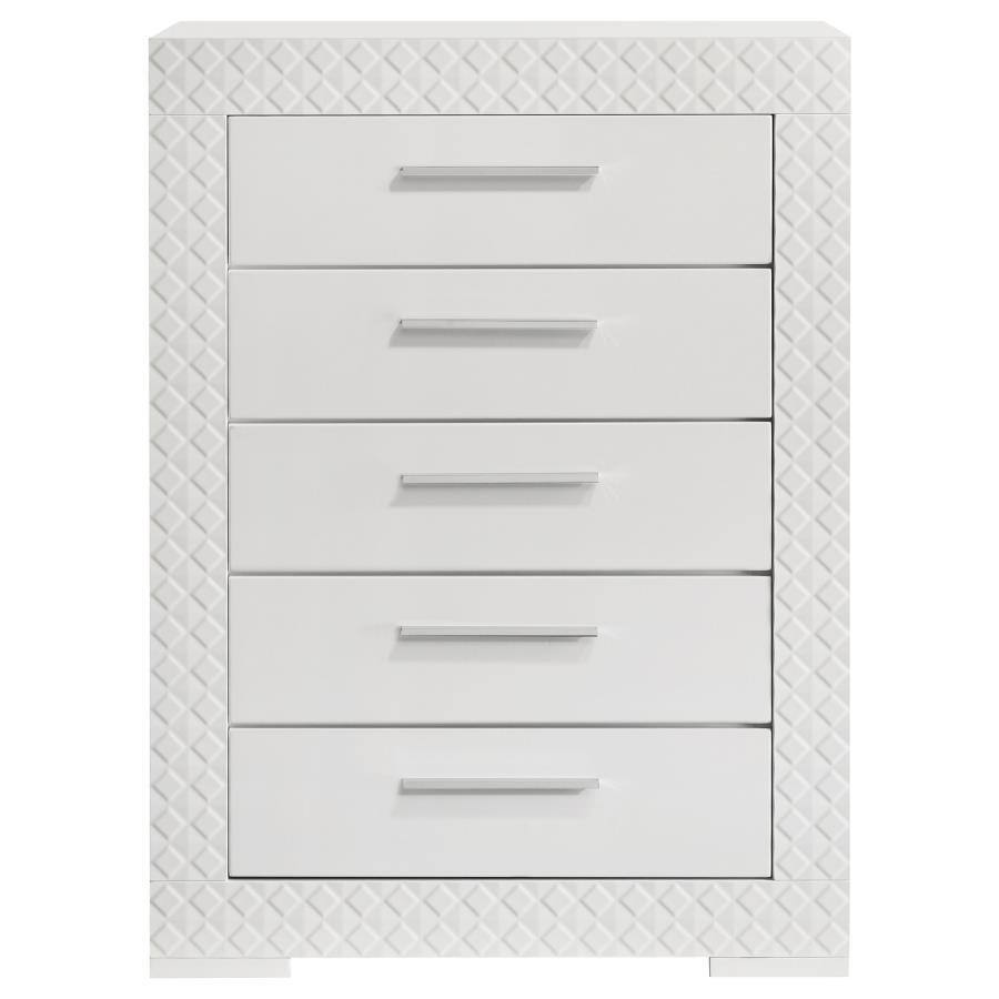Ives - 5 - Drawer Bedroom Chest Accent Chests by Coaster Fine Furniture - Walls Furniture & Mattress
