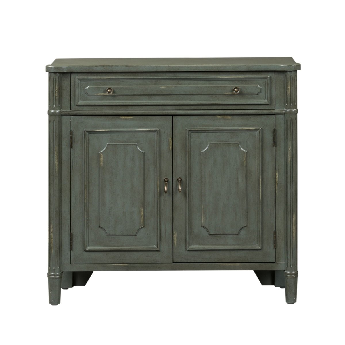 Madison Park - 1 Drawer 2 Door Accent Cabinet - Dark Gray Accent Cabinets by Liberty Furniture - Walls Furniture & Mattress