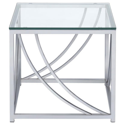 Lille - Glass Top Entryway Sofa Console Table Accents End Tables by CoasterEssence - Walls Furniture & Mattress