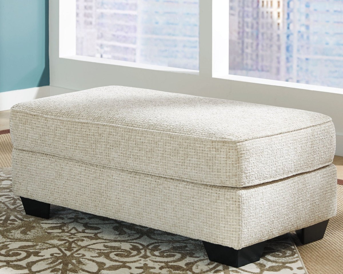Monaghan - Living Room Set Stationary Chair & Ottoman by Ashley® - Walls Furniture & Mattress