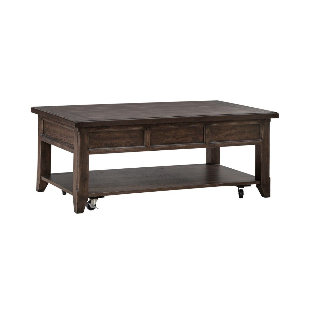 Paradise Valley - Lift Top Cocktail Table - Dark Brown Cocktail Tables by Liberty Furniture - Walls Furniture & Mattress