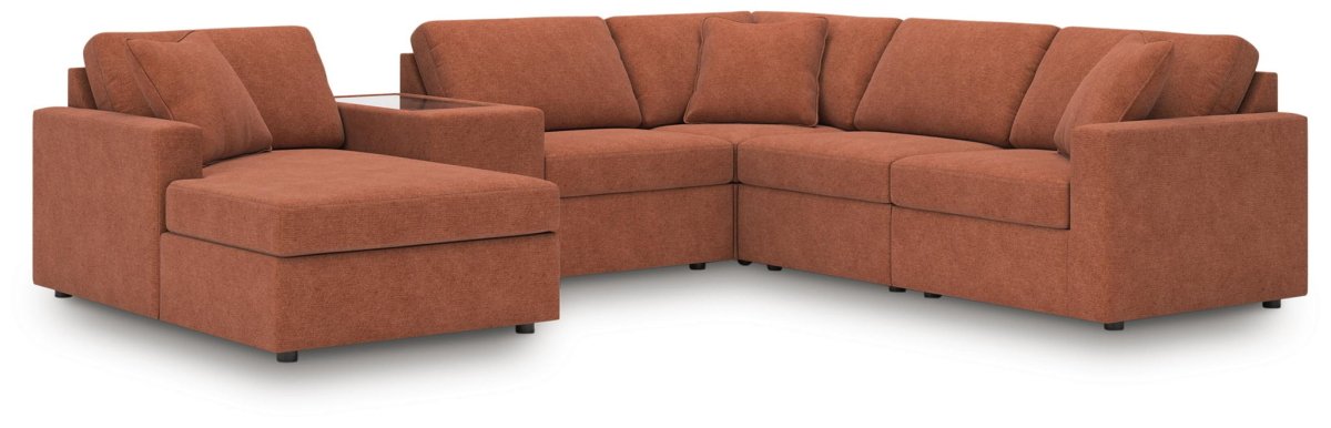 Modmax - Sectional - Spice Stationary Sectionals by Signature Design by Ashley® - Walls Furniture & Mattress