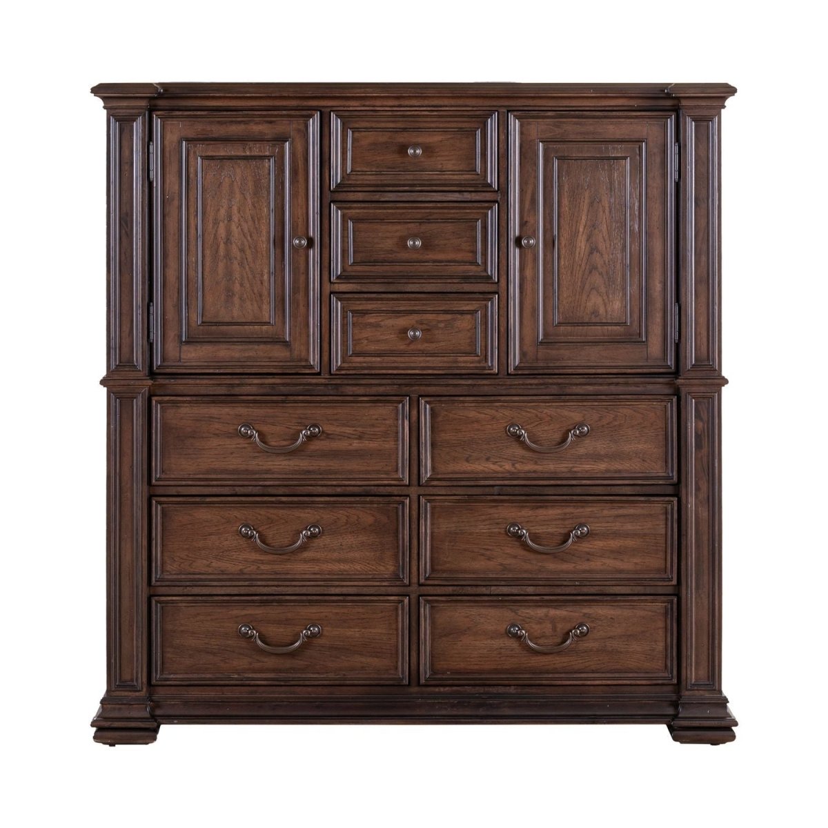 Provence Park - Dressing Chest - Brown Accent Chests by Liberty Furniture - Walls Furniture & Mattress