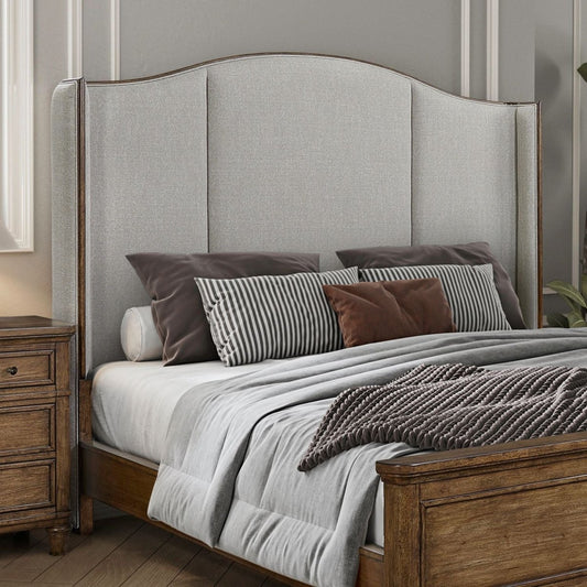 Harrison Heights - Upholstered Shelter Headboard Upholstered Headboards by Liberty Furniture - Walls Furniture & Mattress
