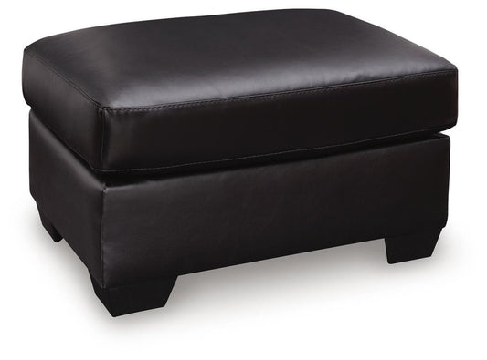 Glennbre - Ottoman - Midnight Upholstered Ottomans by Signature Design by Ashley® - Walls Furniture & Mattress