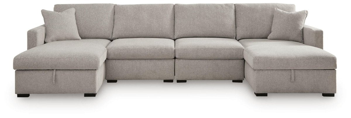 ModMax Luxe - Sectional Stationary Sectionals by Benchcraft® - Walls Furniture & Mattress