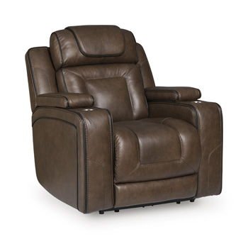 Mestrino - Power Recliner With Adjustable Headrest - Hickory Reclining Chairs by Signature Design by Ashley® - Walls Furniture & Mattress