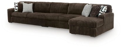 Midnight - Madness - Sectional Stationary Sectionals by Signature Design by Ashley® - Walls Furniture & Mattress