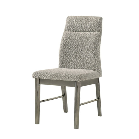 Lennox - Upholstered Side Chair (Set of 2) - Gray Chair Sets by New Classic - Walls Furniture & Mattress