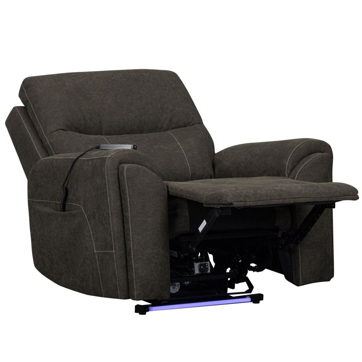 Gaia - Auto Glider Recliner With Power Headrest & Footrest Glider Chairs by New Classic - Walls Furniture & Mattress