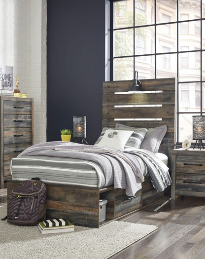 Drystan - Panel Bed Storage Beds by Signature Design by Ashley® - Walls Furniture & Mattress