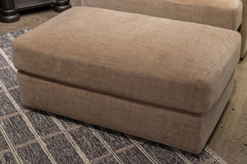 ChloeeAnne - Ottoman - Honey Upholstered Ottomans by Benchcraft® - Walls Furniture & Mattress